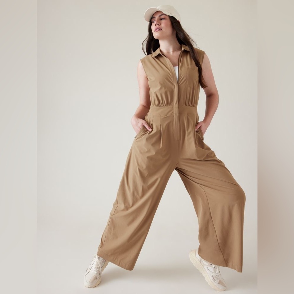[Athleta] ‘Brooklyn Heights’ Wide Leg Jumpsuit